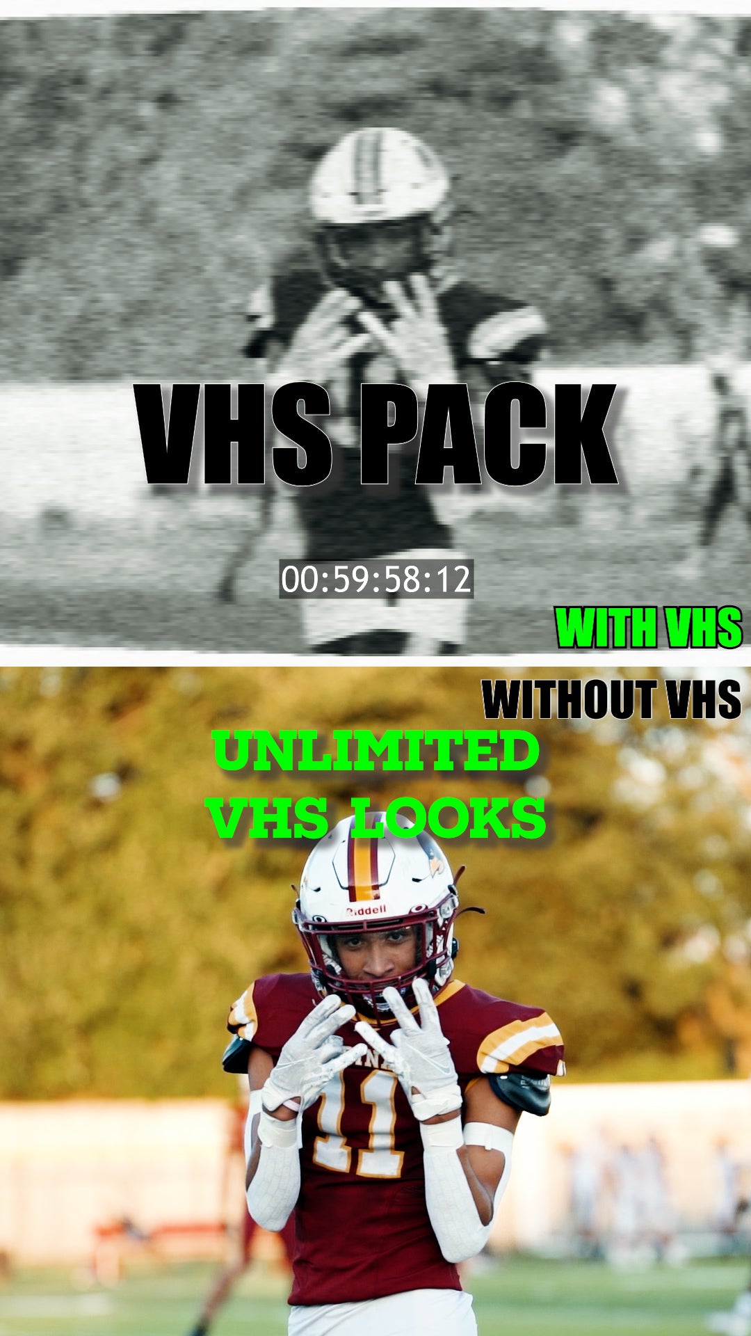 VHS & CRT Effects Pack for Sports Edits